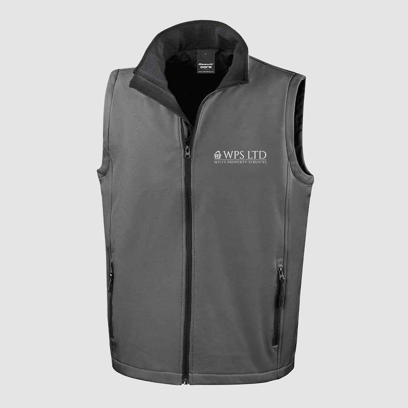 Softshell Bodywarmer - WPS - Grey
