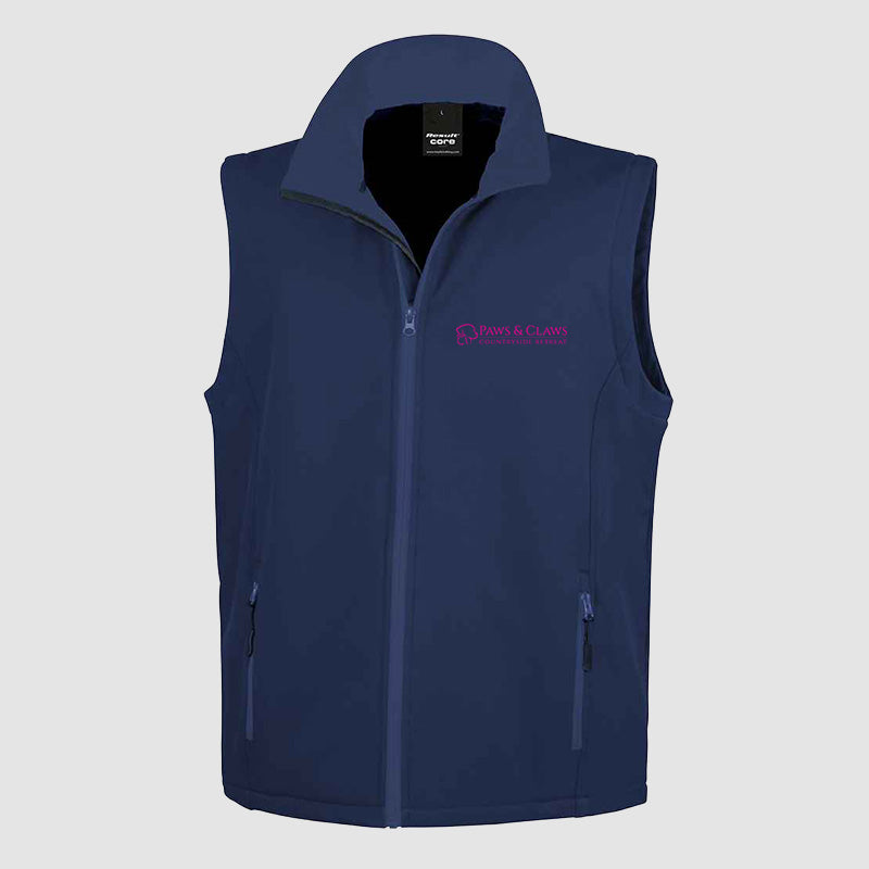 Softshell Bodywarmer - Paws & Claws - Navy