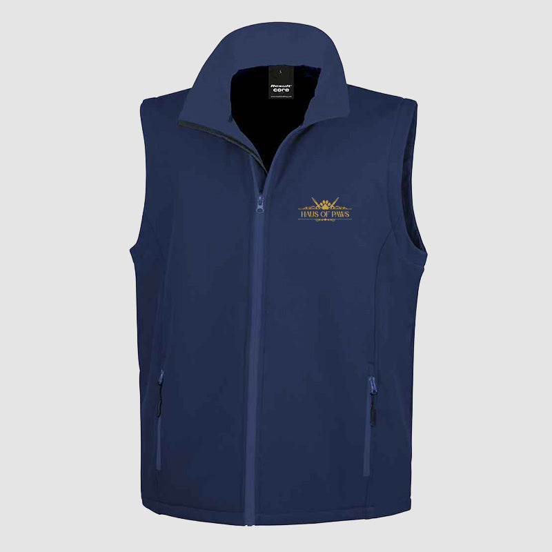 Softshell Bodywarmer - Haus of Paws - Navy