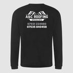 Sweatshirt - A&C Roofing - Black