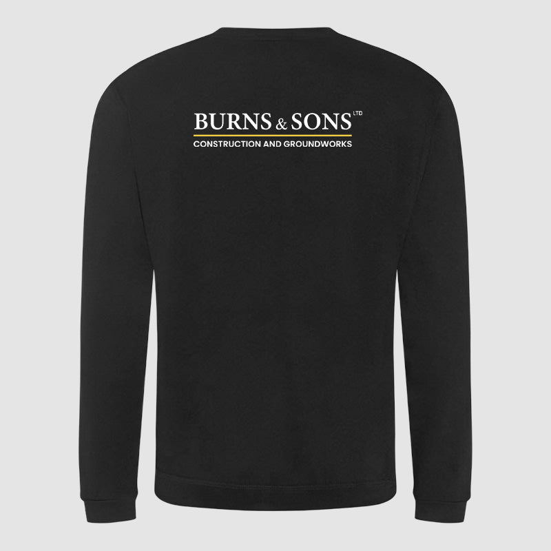 Sweatshirt - Burns and Sons - Black