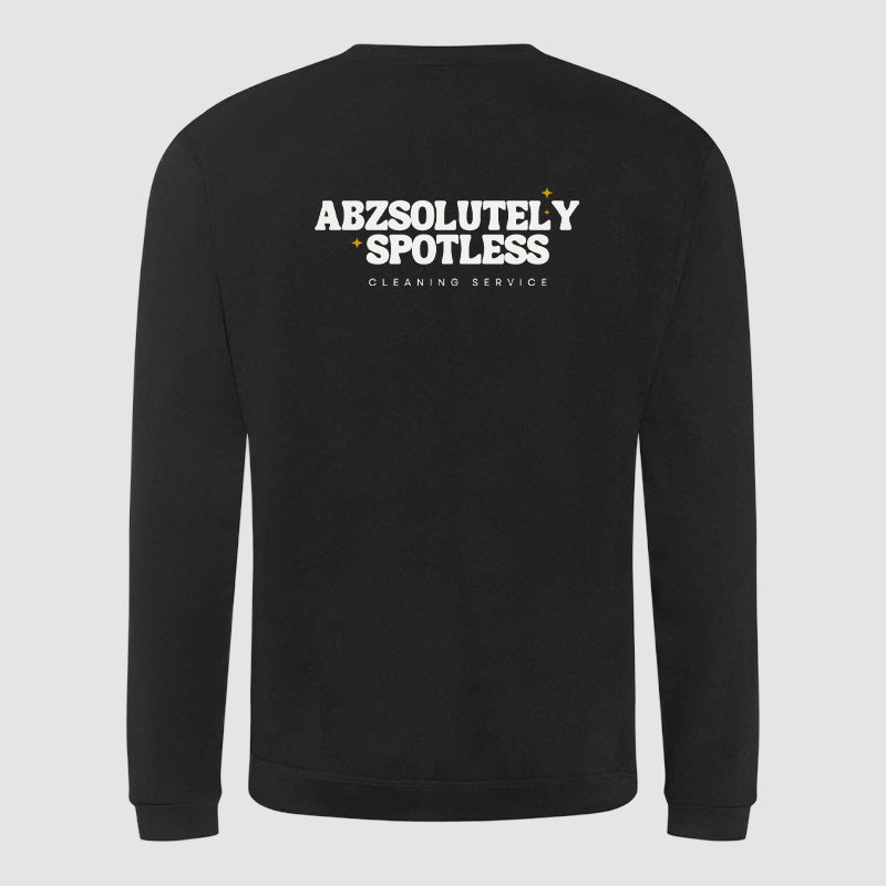 Sweatshirt - Abzsolutely Spotless - Black