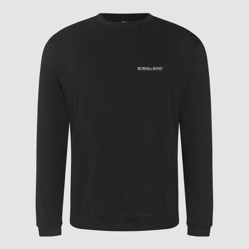 Sweatshirt - Burns and Sons - Black