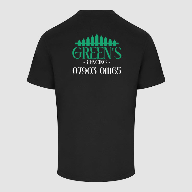 T-Shirt - Greens Fencing - Black