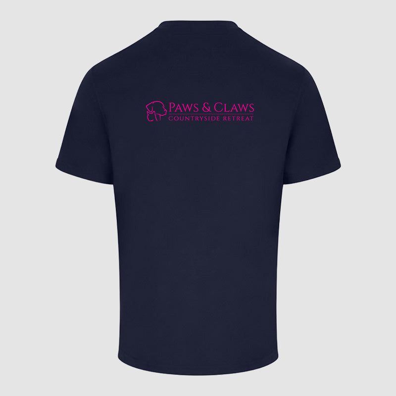 T-Shirt - Paws & Claws - Navy
