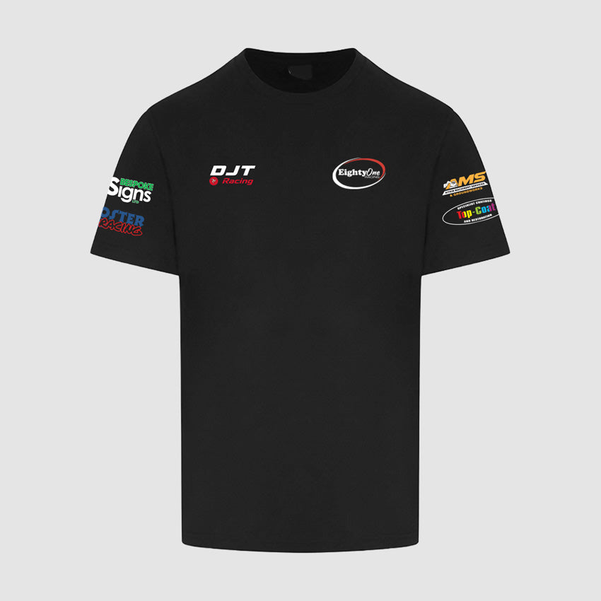 EightyOne / DJT Team - T-Shirt - Black