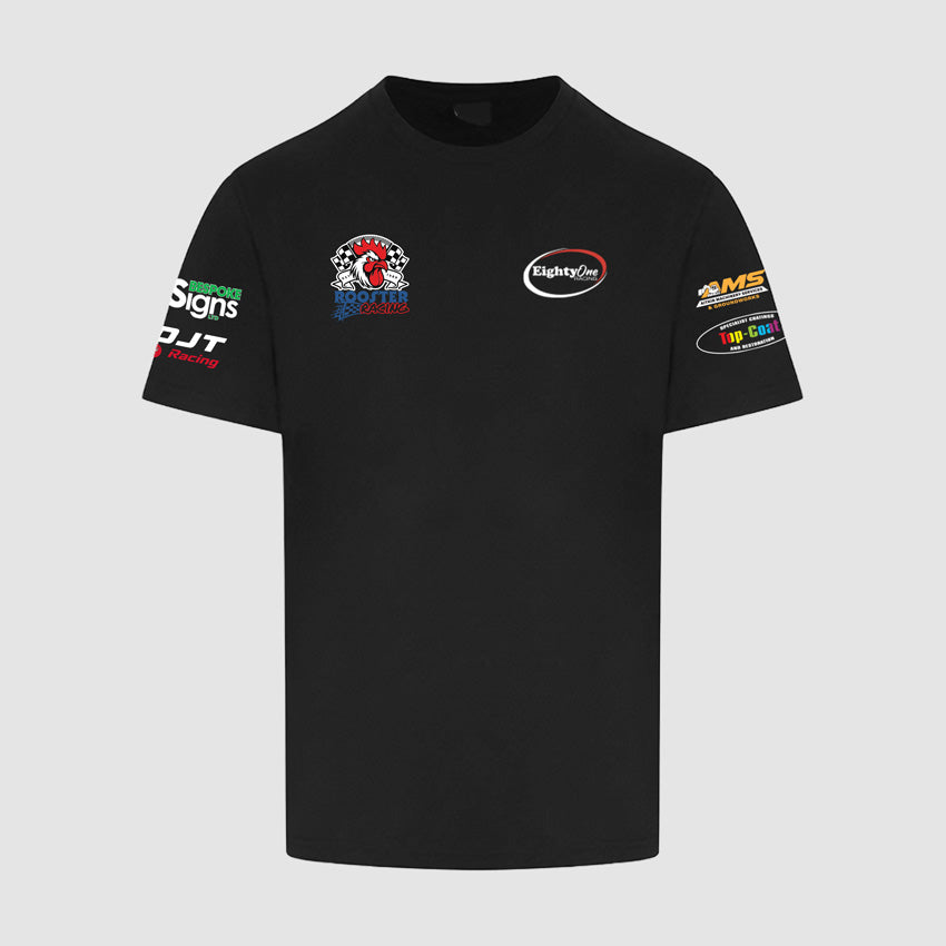 EightyOne / Rooster - T-Shirt - Black