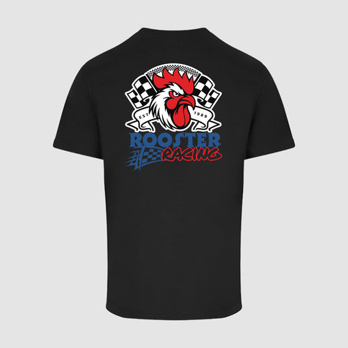 Rooster Racing - T-Shirt - Black