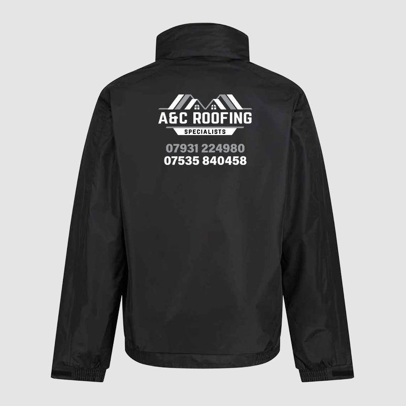 Waterproof Coat - A&C Roofing - Black