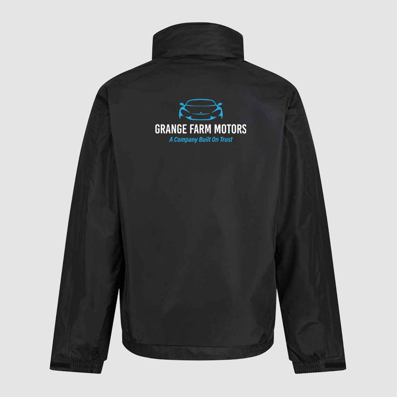 Waterproof Coat - Grange Farm Motors - Black