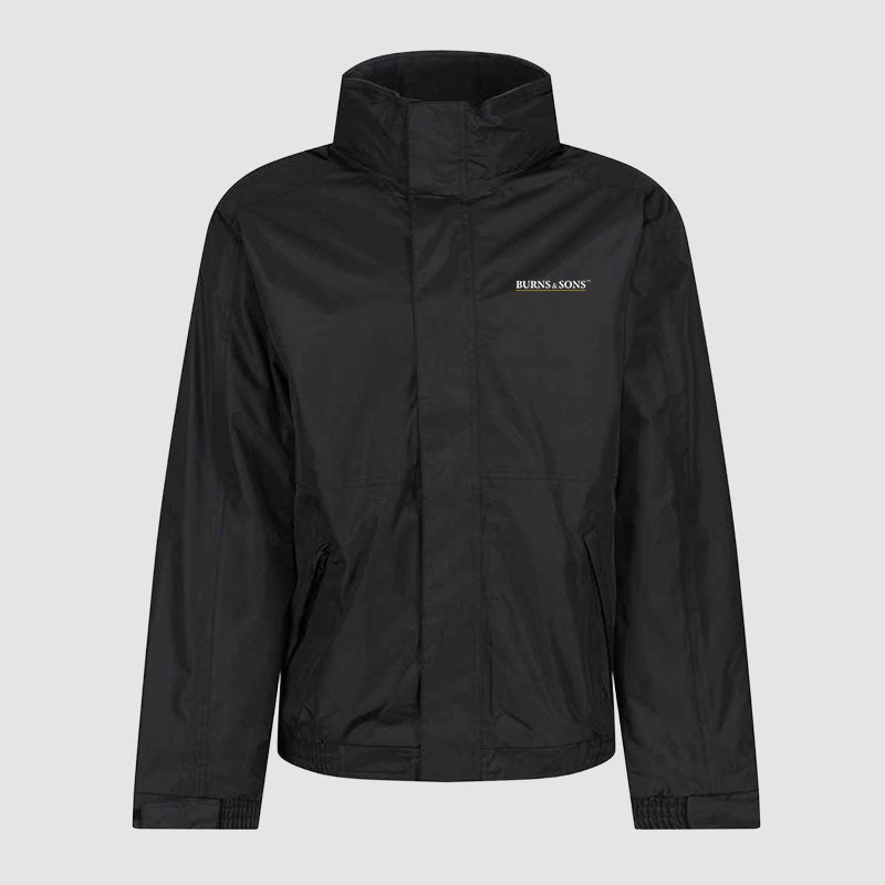 Waterproof Coat - Burns and Sons - Black