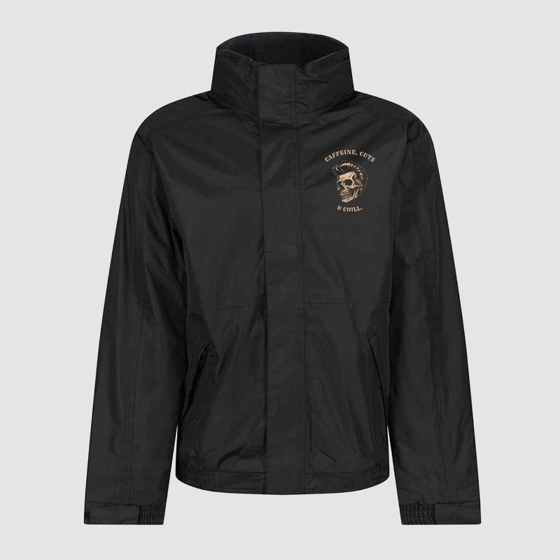 Waterproof Jacket FRONT RG045 BLACK- Ham Bar.jpg