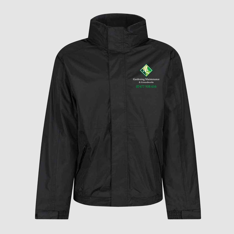 Waterproof Jacket FRONT RG045 BLACK- LJS.jpg