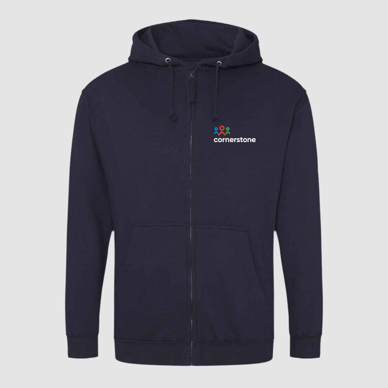 Zip Hoodie - Cornerstone - Navy