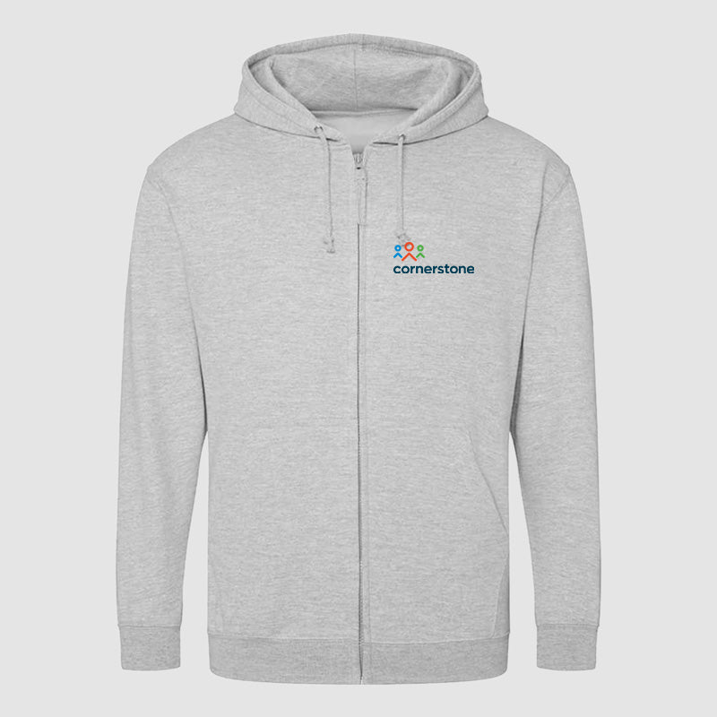 Zip Hoodie - Cornerstone - Heather Grey